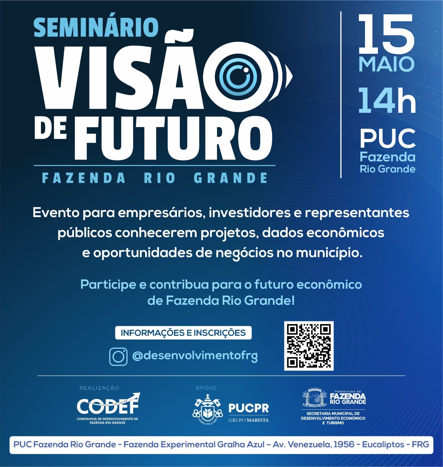 “Visão para o Futuro”: Fazenda Rio Grande apresenta projetos e reforça compromisso com o desenvolvimento