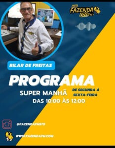 Programa Super manhã, com Bilar de Freitas