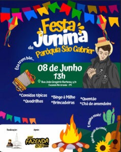 Festa Junina na paróquia São Gabriel da Virgem Dolorosa